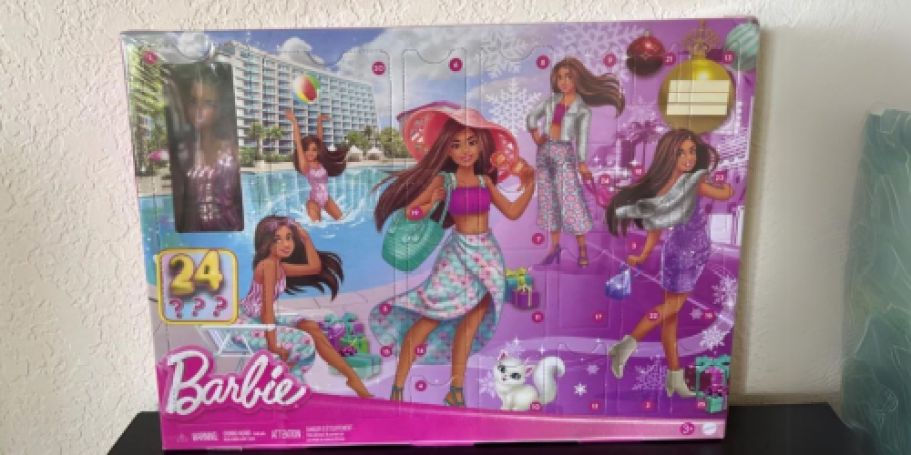 OVER 50% Off Barbie Doll & Fashion Advent Calendar on Amazon