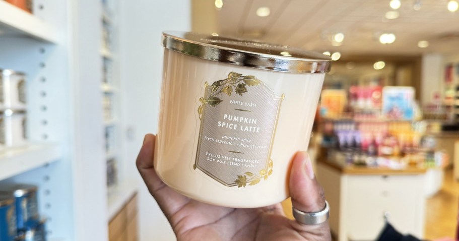 HOT! Bath & Body Works 3-Wick Candles Just $9 (Regularly $27)