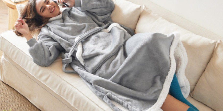 Wearable Blanket Hoodie from $12.49 on Amazon (Reg. $25) | Cozy Gift for Your Teen