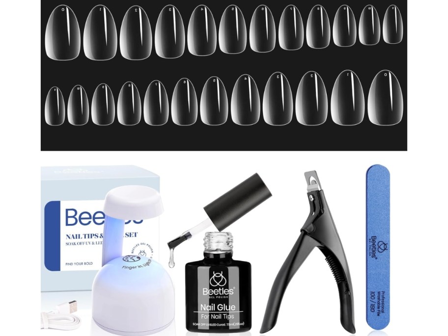 Beetles Gel Nail Extension Kit 240-Piece Set