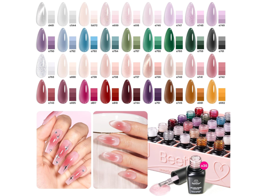 Beetles Gel Nail Polish Crystal Ice Collection