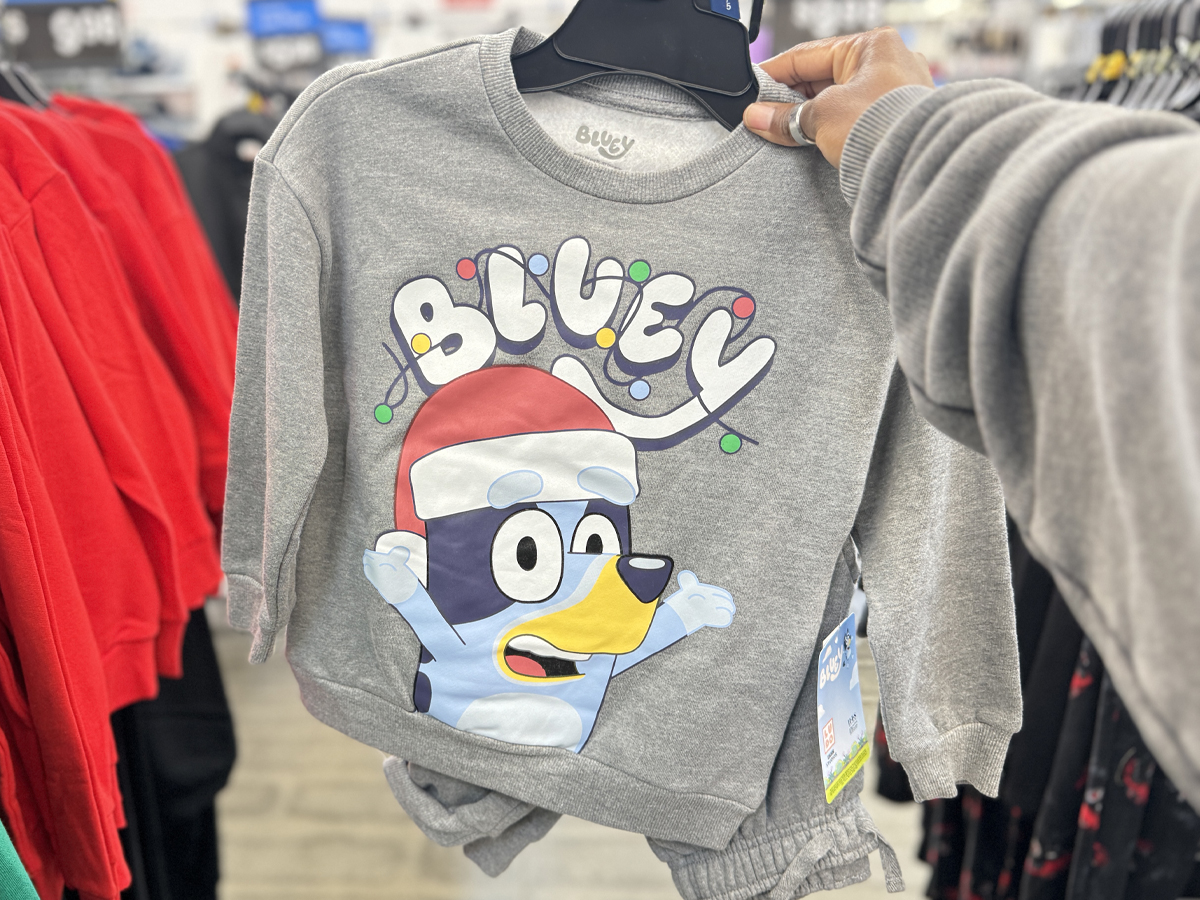 NEW Kids Character Christmas Clothes on Walmart.online | Bluey, Disney, Grinch, & More