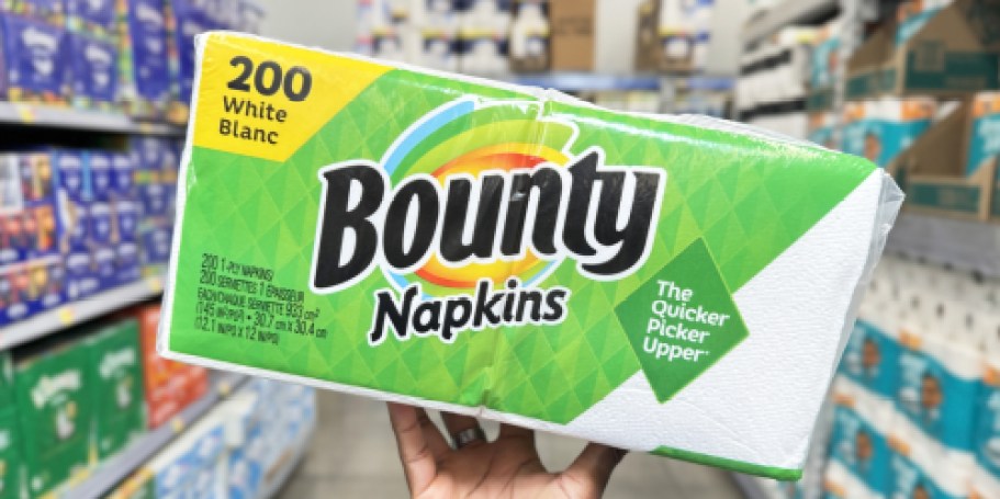 Bounty Napkins 200-Pack Only $2 Shipped for Prime Members