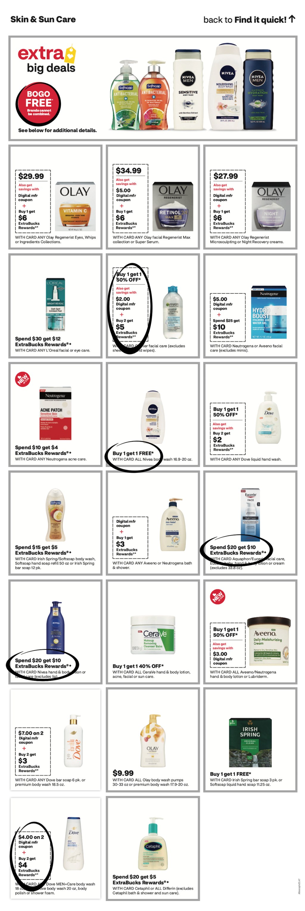 page from CVS ad