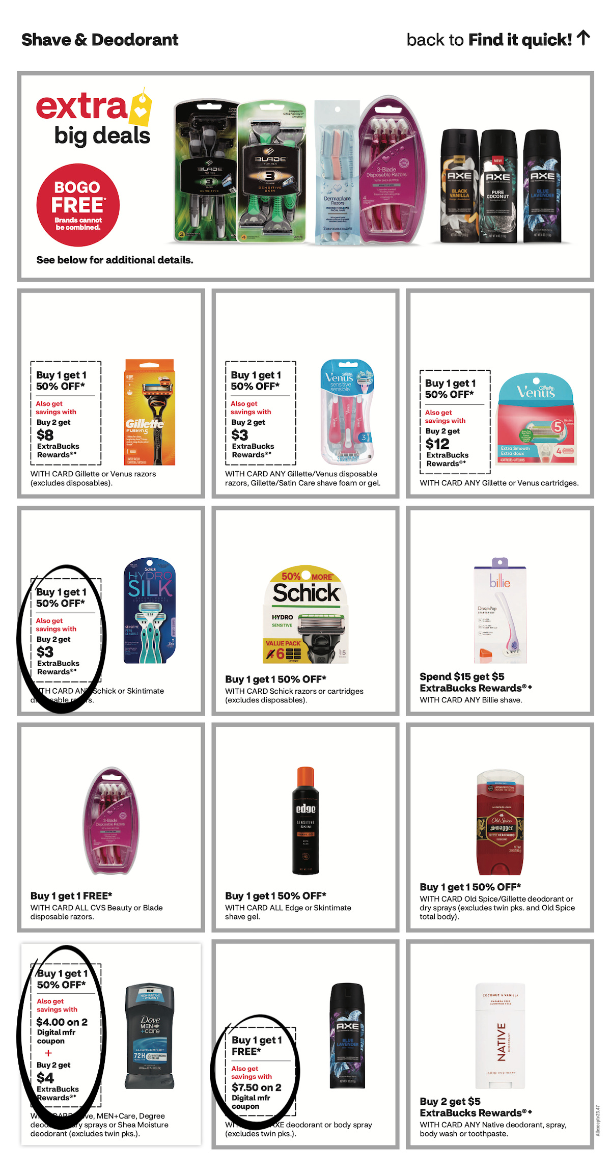 page from CVS ad