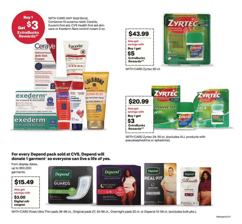 page from CVS ad