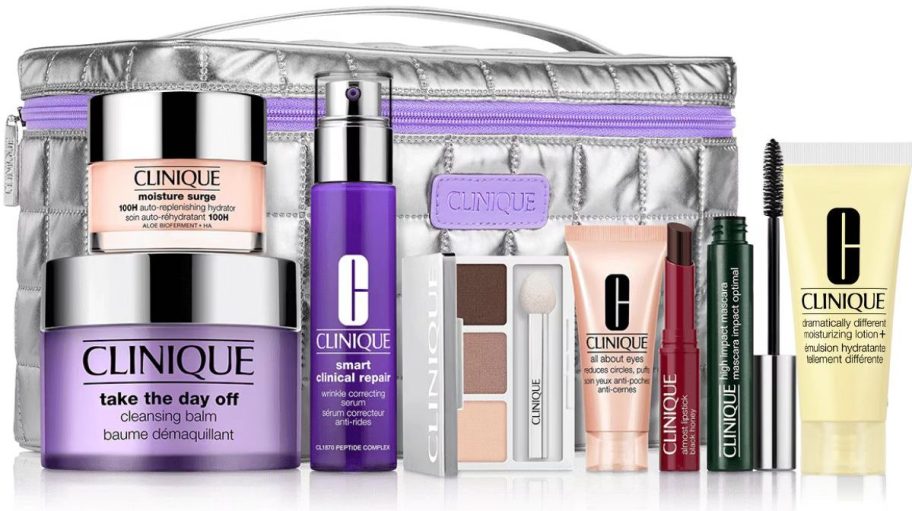 Clinique best of gift set and travel sie dramatically different moisture lotion