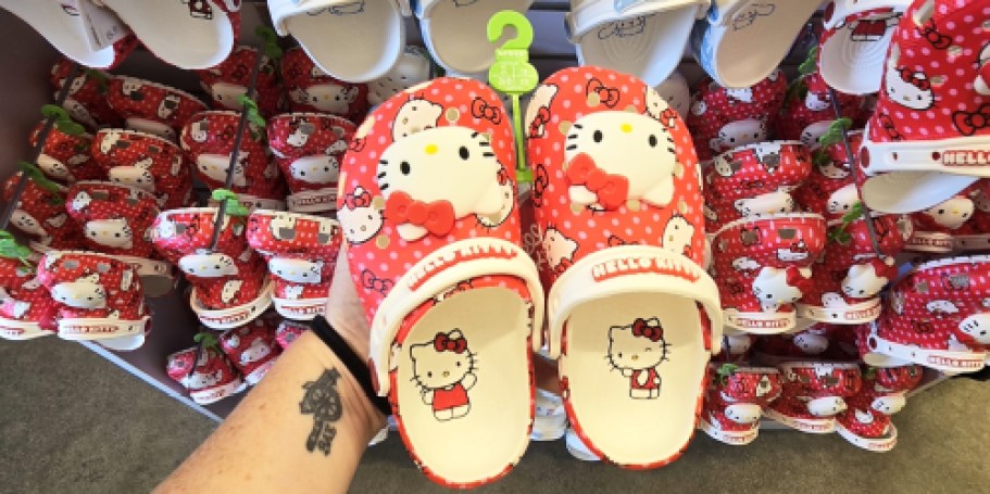 TWO Pairs of Crocs Only $50 Shipped | Includes Hello Kitty, Matching Styles, & More!