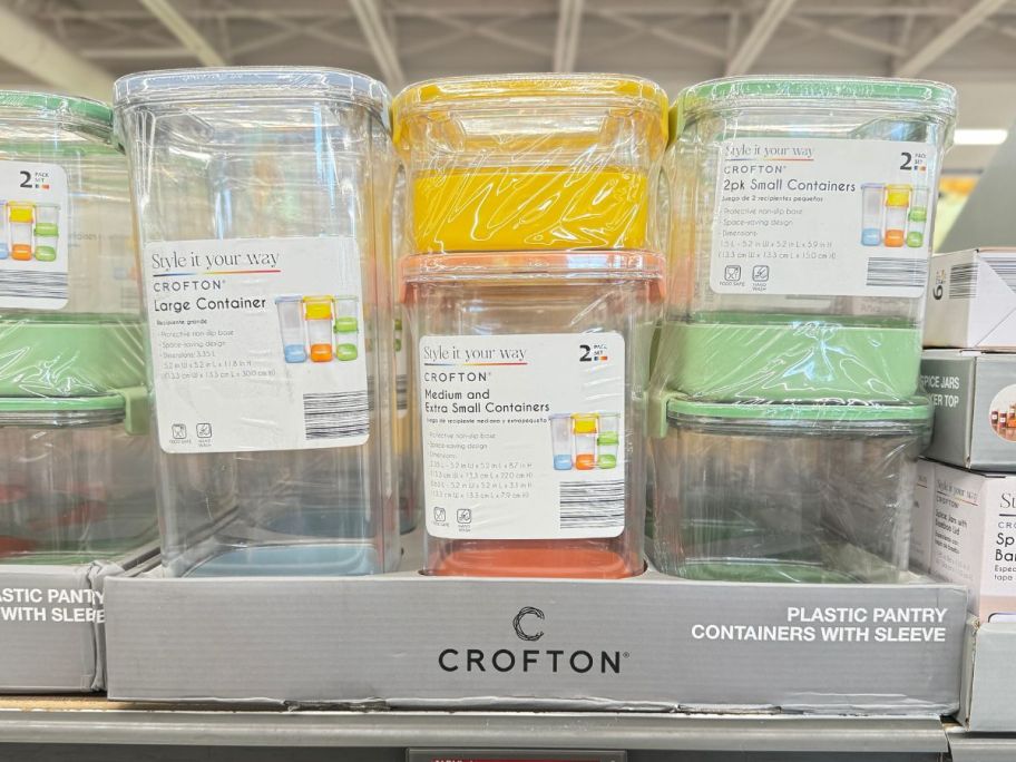 Crofton Plastic Pantry Container with Sleeve