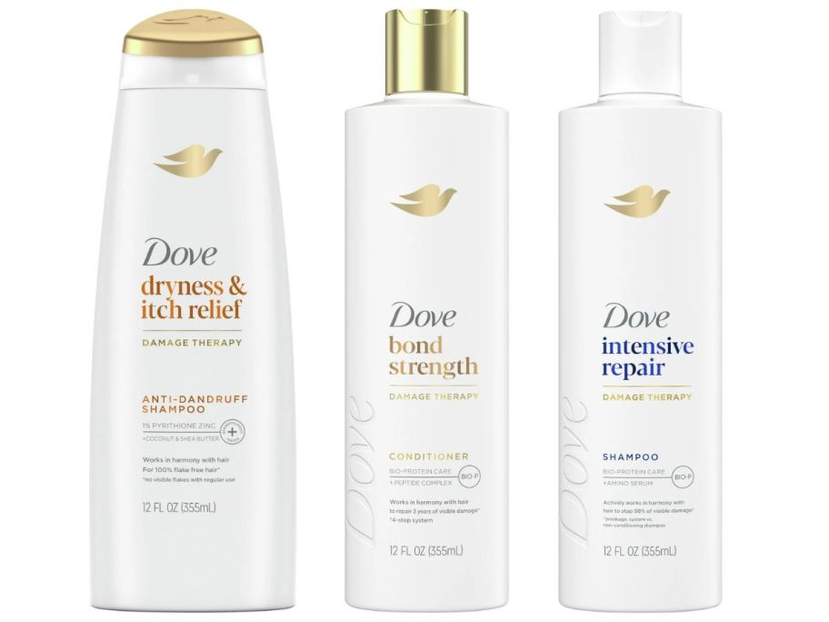 DOVE Shampoo and Conditioners