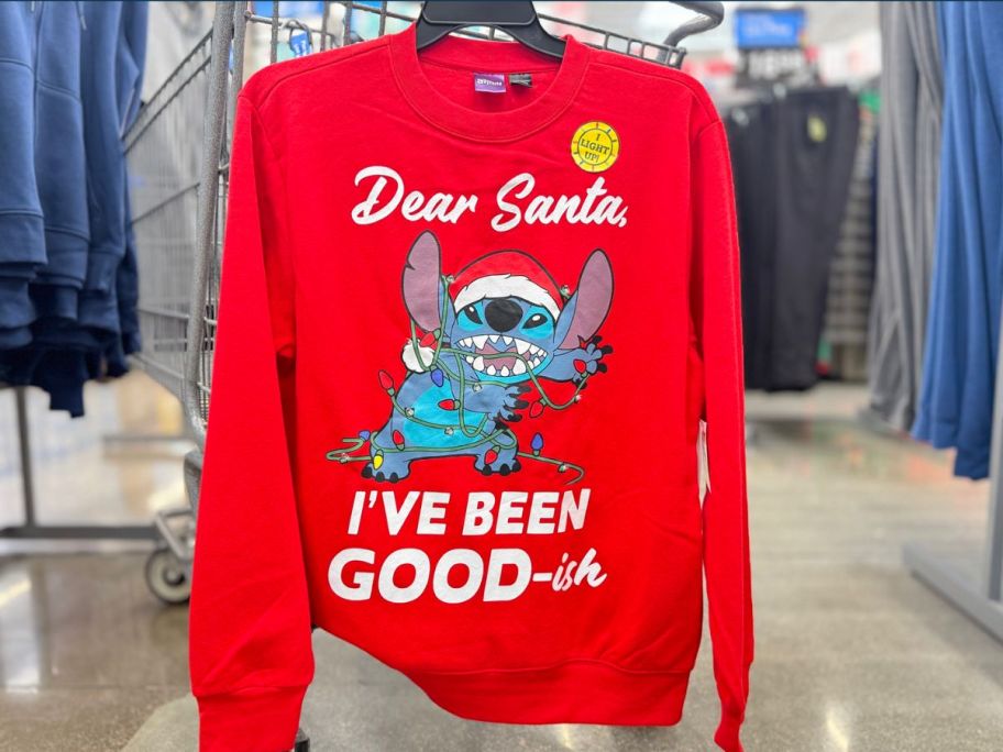 Disney Lilo and Stitch Men's Goodish Graphic Sweatshirt