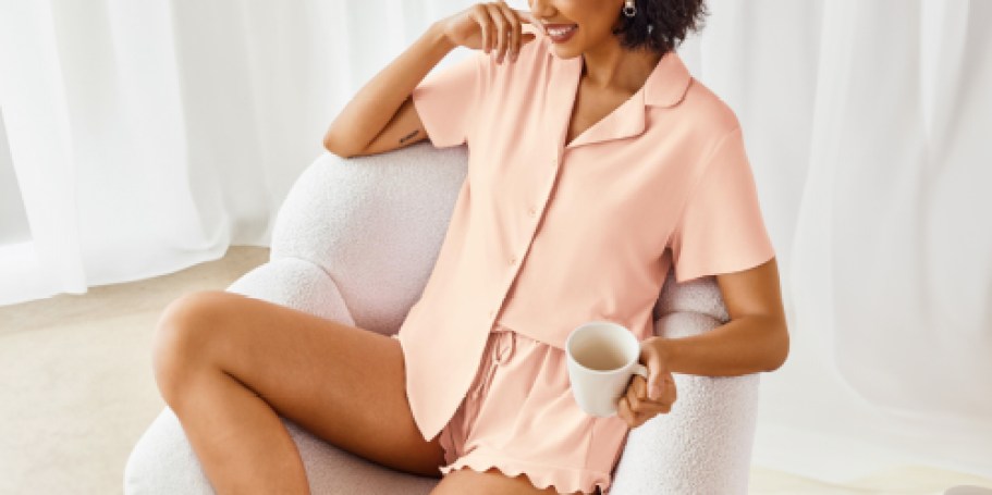 Two-Piece Satin Women’s Pajama Set Just $14 on Amazon (Reg. $22)