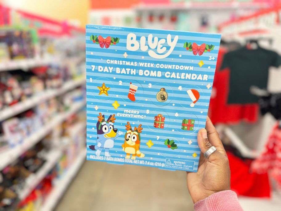 Five Below Bluey 7-Day Bath Bomb Calendar