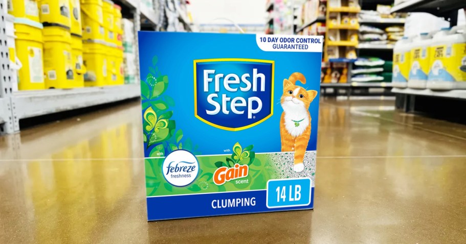 Fresh Step Cat Litter 14lb Box Only $4.42 Shipped on Amazon (Regularly $11)