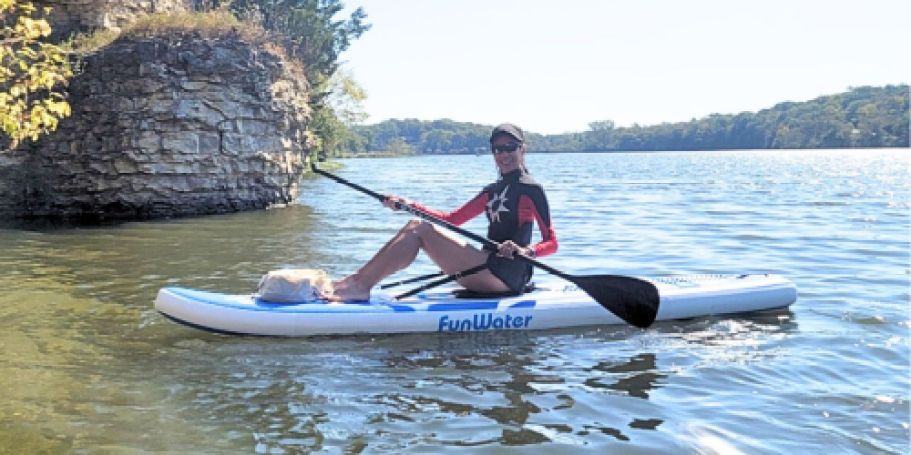 Inflatable Paddle Board & Accessories Just $78.66 Shipped on Amazon (Reg. $200)