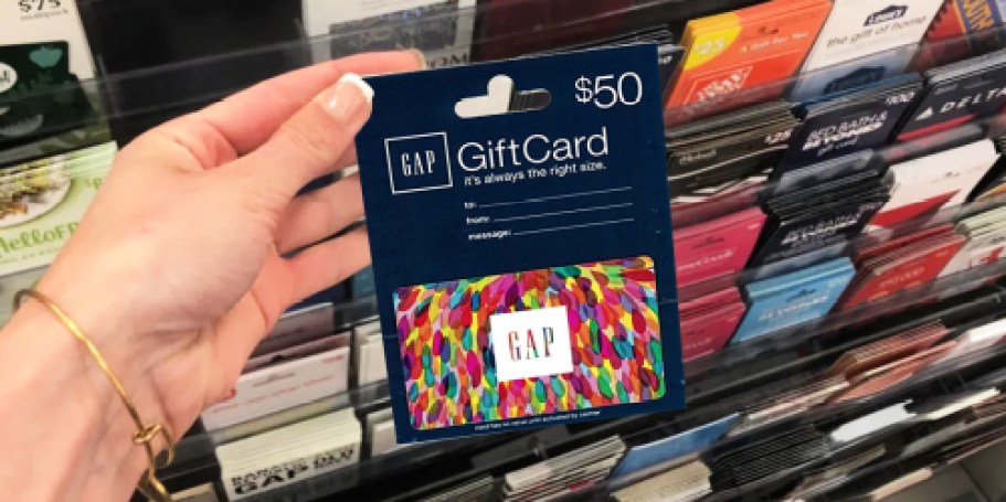 $50 GAP Gift Card Only $40 Shipped on Amazon (Lightning Deal!)