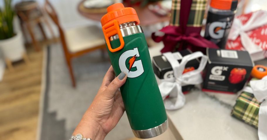 WOW! 40 Gatorade Energy Drink Packets w/ Stainless Steel Water Bottle $25.60 Shipped (Reg. $72)