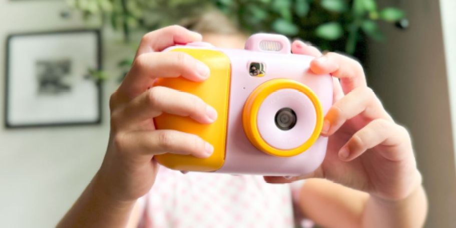 Kids Instant Print Camera Just $19 on Amazon | Includes Photo Paper & Color Pens