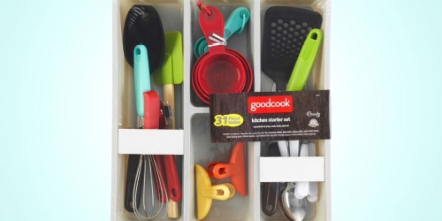 GoodCook Ready 31-Piece Kitchen Starter Set Only $19.49 on Target.online (Reg. $30)