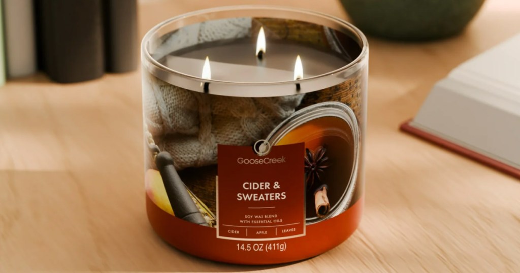 Goosecreek Cider & Sweaters Candle