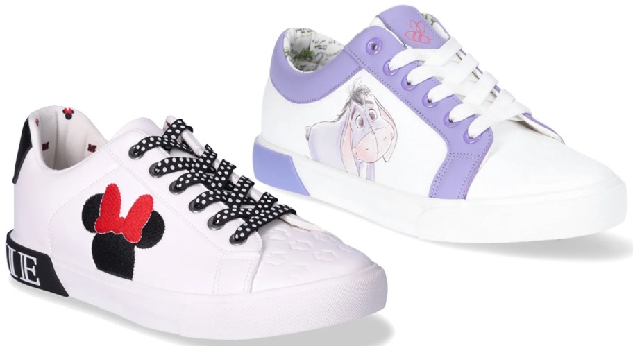 Minnie Mouse and Winnie the Pooh sneakers