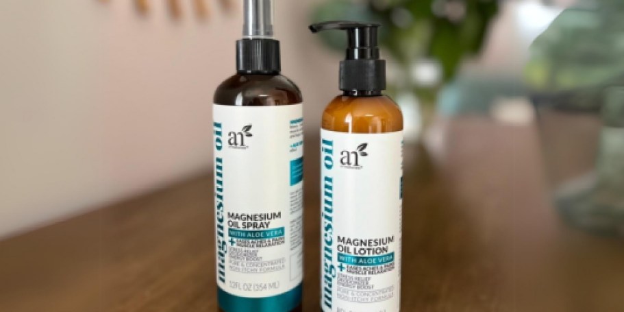 ArtNaturals Magnesium Oil Spray & Lotion Set JUST $11 Shipped on Amazon (Reg. $30)