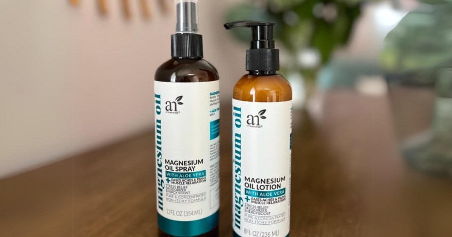 Magnesium Oil Spray AND Lotion Set Only $14 Shipped on Amazon (Regularly $30)