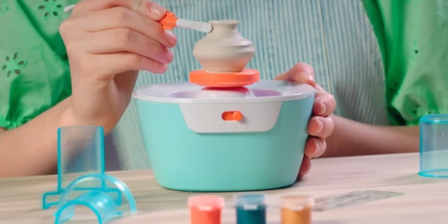 Kids Mini Pottery Studio Kit Just $11 on Amazon (Reg. $30) | Mess-Free & Fun for Adults too!