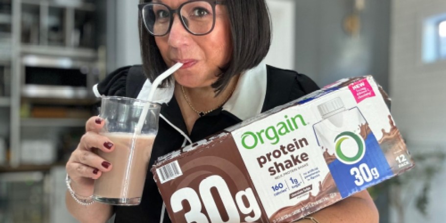 Orgain Protein Shake 4-Pack Just $2.49 After Cash Back at Target | They Really Taste Good!