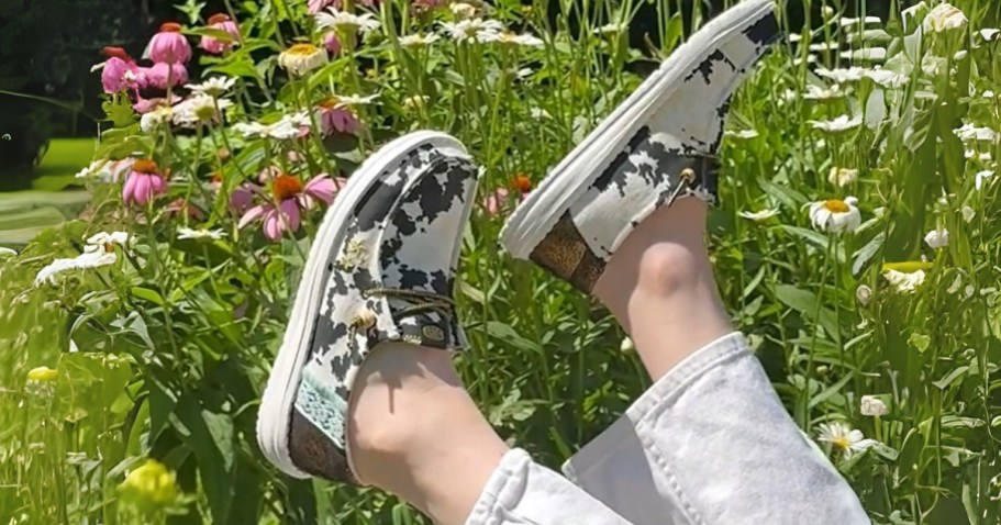 HEYDUDE Women’s Disco Cow Shoes JUST $27.99 Shipped (Reg. $70) + More on Sale!