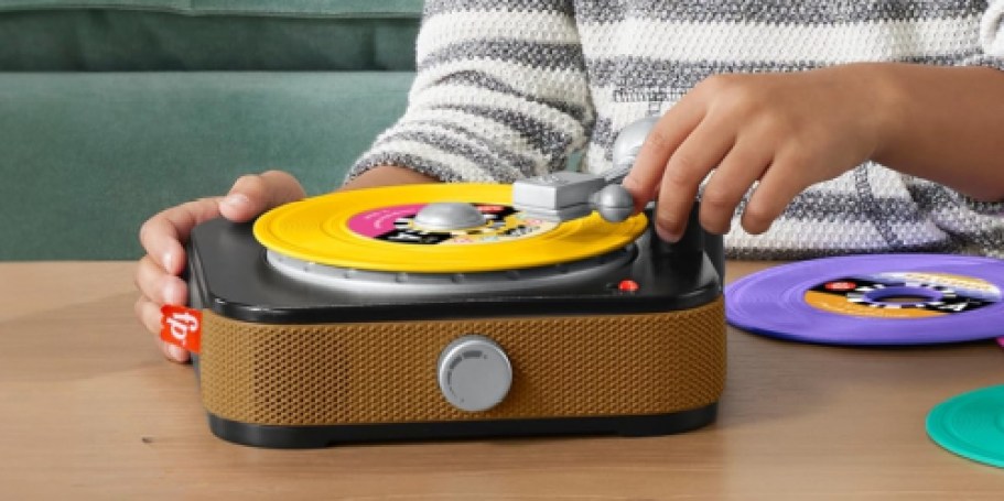 HURRY! Fisher-Price Rockin’ Record Player ONLY $17.84 on Amazon (Reg. $30)!