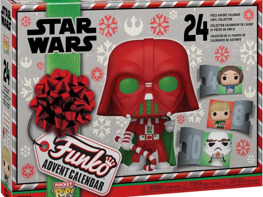 grey box with Funko Pop! Advent Calendar: Star Wars in it