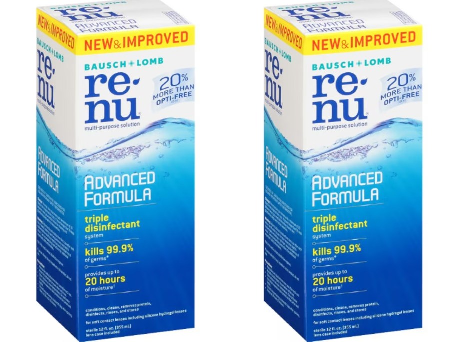 2 boxes of ReNu contact solution