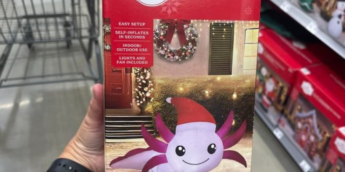 NEW Christmas Inflatables at Walmart Including Axolotl