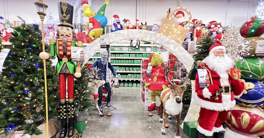 Shop Our Fave Home Depot Christmas Decorations | Inflatables Under $20, String Lights from $2.98, & More