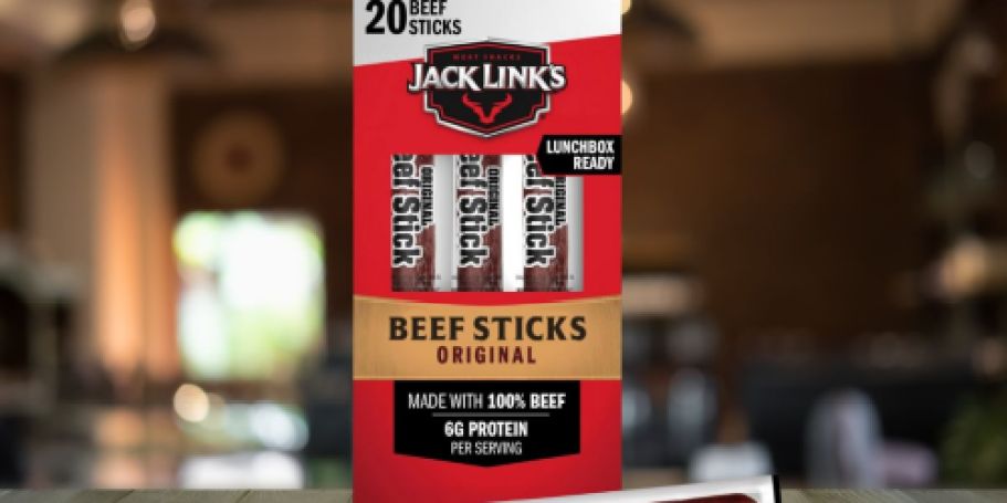 Jack Link’s Beef Stick 20-Count Only $10 Shipped w/ Stackable Amazon Savings