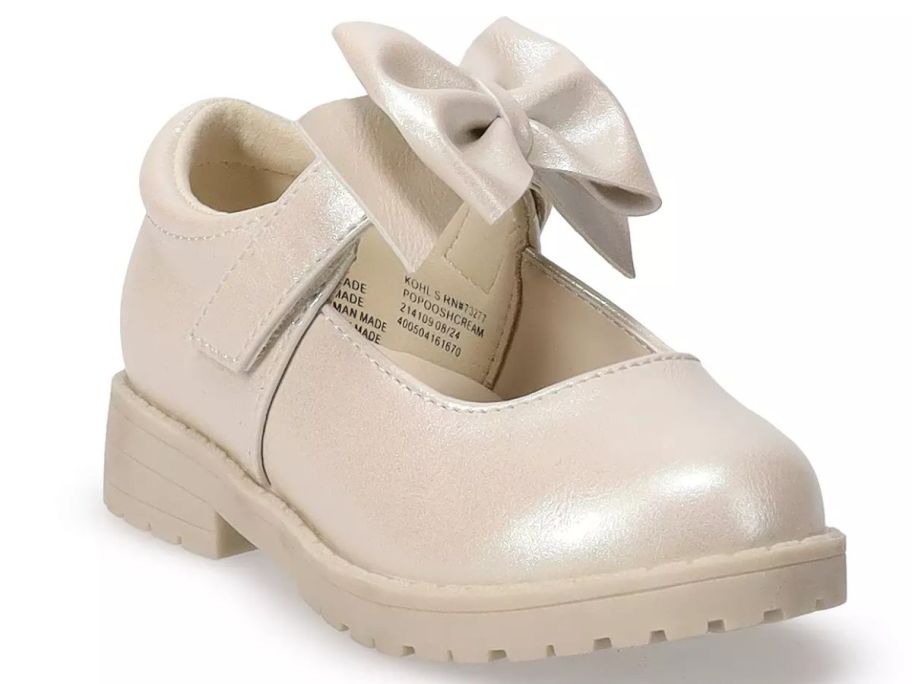 Jumping Beans Poopoosh Toddler Girls' Dress Shoes stock image