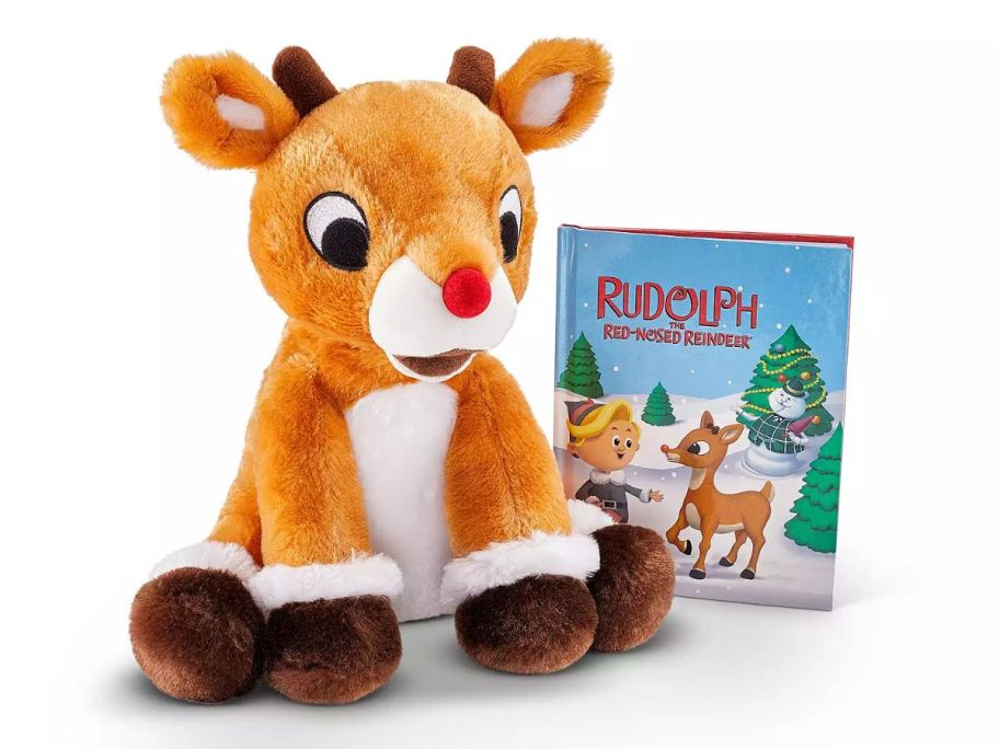 Kohl's Cares Rudolph the Red-Nosed Reindeer Book & Plush Bundle stock image