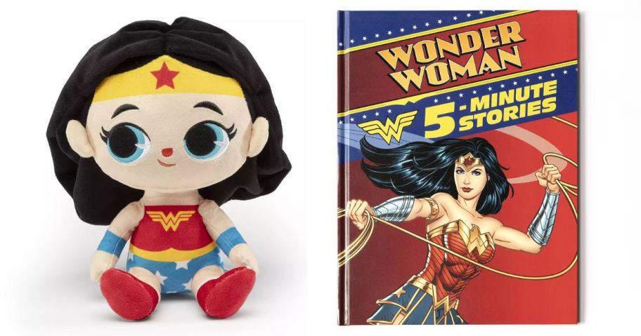 Kohl's Cares Wonder Woman Plush and book stock images