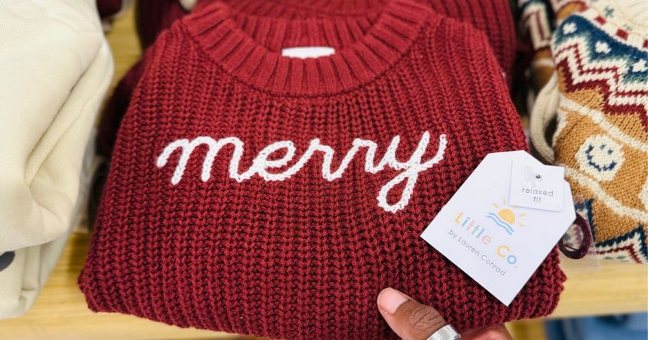 Up to 50% Off Little Co. by Lauren Conrad | Holiday Sweaters from $15 (Reg. $32)