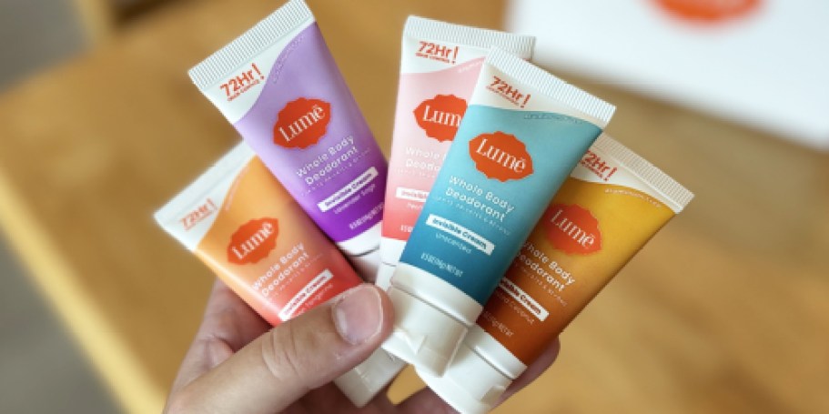 Lume Whole Body Deodorant 5-Piece Sampler Set Only $17.54 Shipped on Amazon