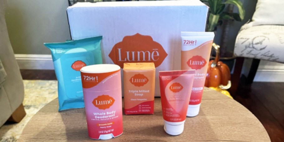 Highly-Rated Lume Whole Body Deodorant 5-Piece Starter Set Only $23 Shipped on Amazon