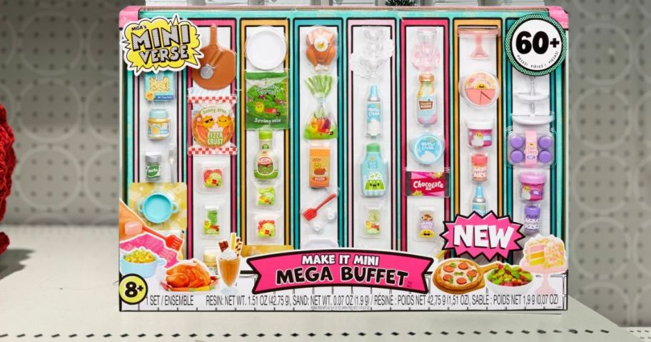 MGA's Miniverse Make It Mini Mega Buffet on store shelf