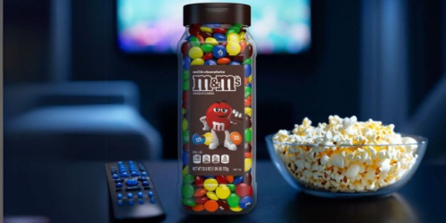 M&M’s 25.5oz Resealable Bulk Candy Jars ONLY $5 on Walmart.online (Reg. $10)