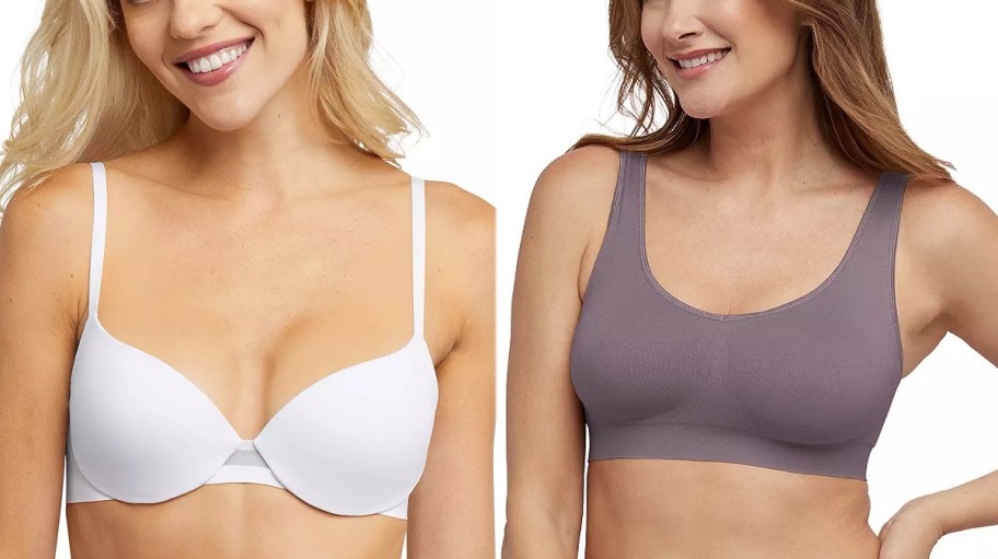 Maidenform T-Shirt Bra and Bali Bralette