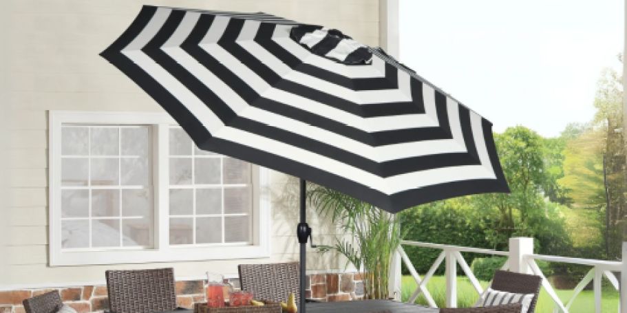 Mainstays 9-Foot Tilt Patio Umbrella Only $26.86 on Walmart.online (Regularly $45)