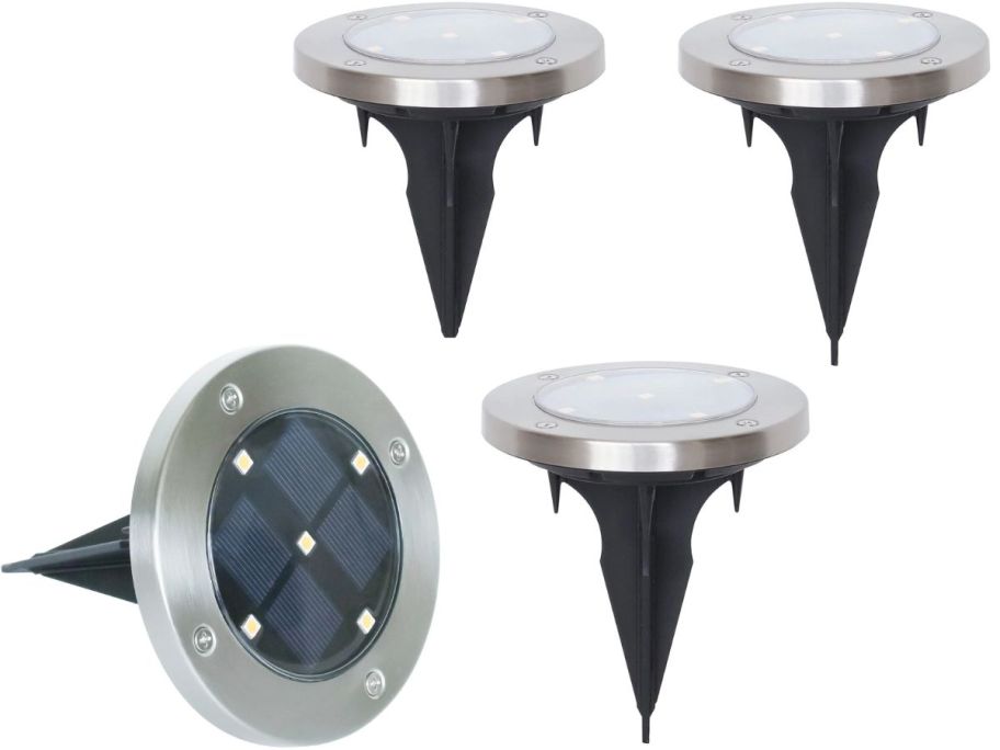 4 Mainstays Solar Lights