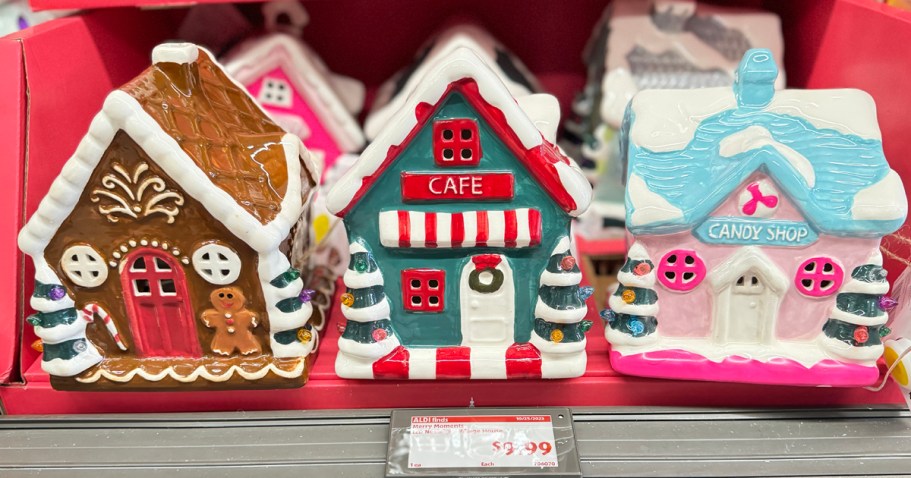 Top ALDI Weekly Finds | Christmas Village Houses, Cookie Jars, Snow Globes, Holiday Mugs & More!