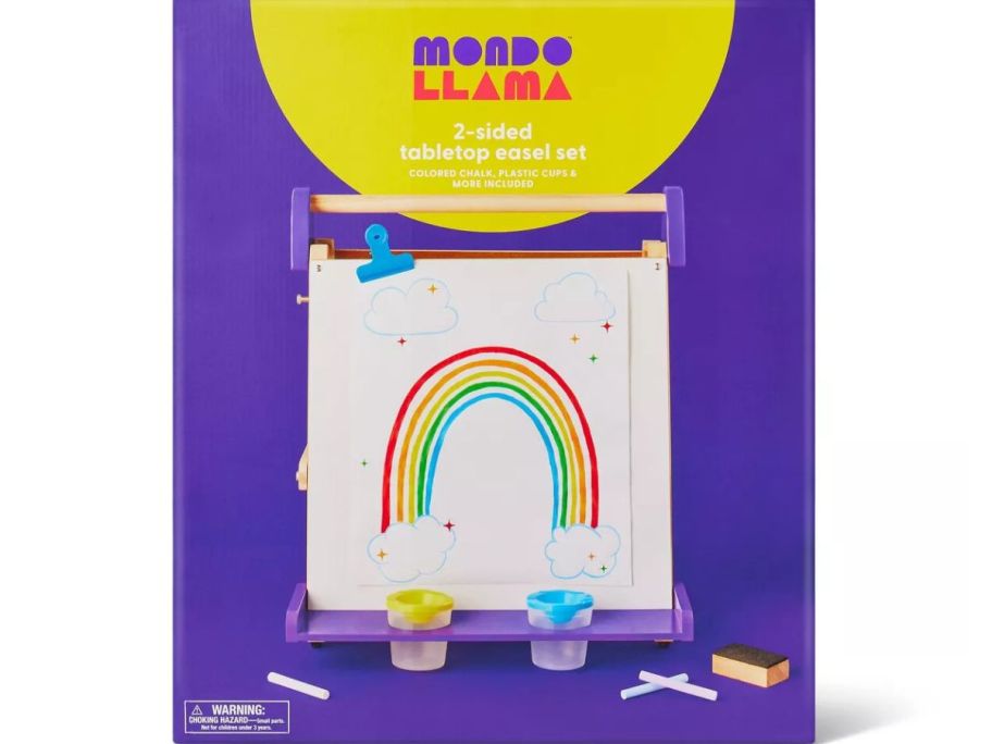 Mondo Llama Two-Sided Tabletop Easel