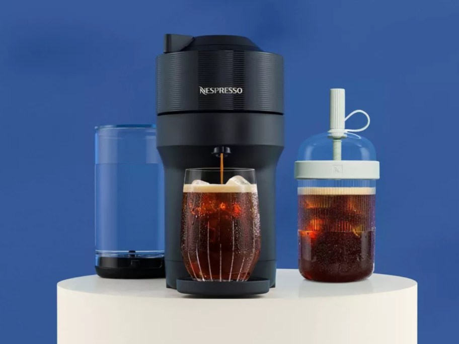 nespresso vertuo pop+ iced coffee and espresso bundle